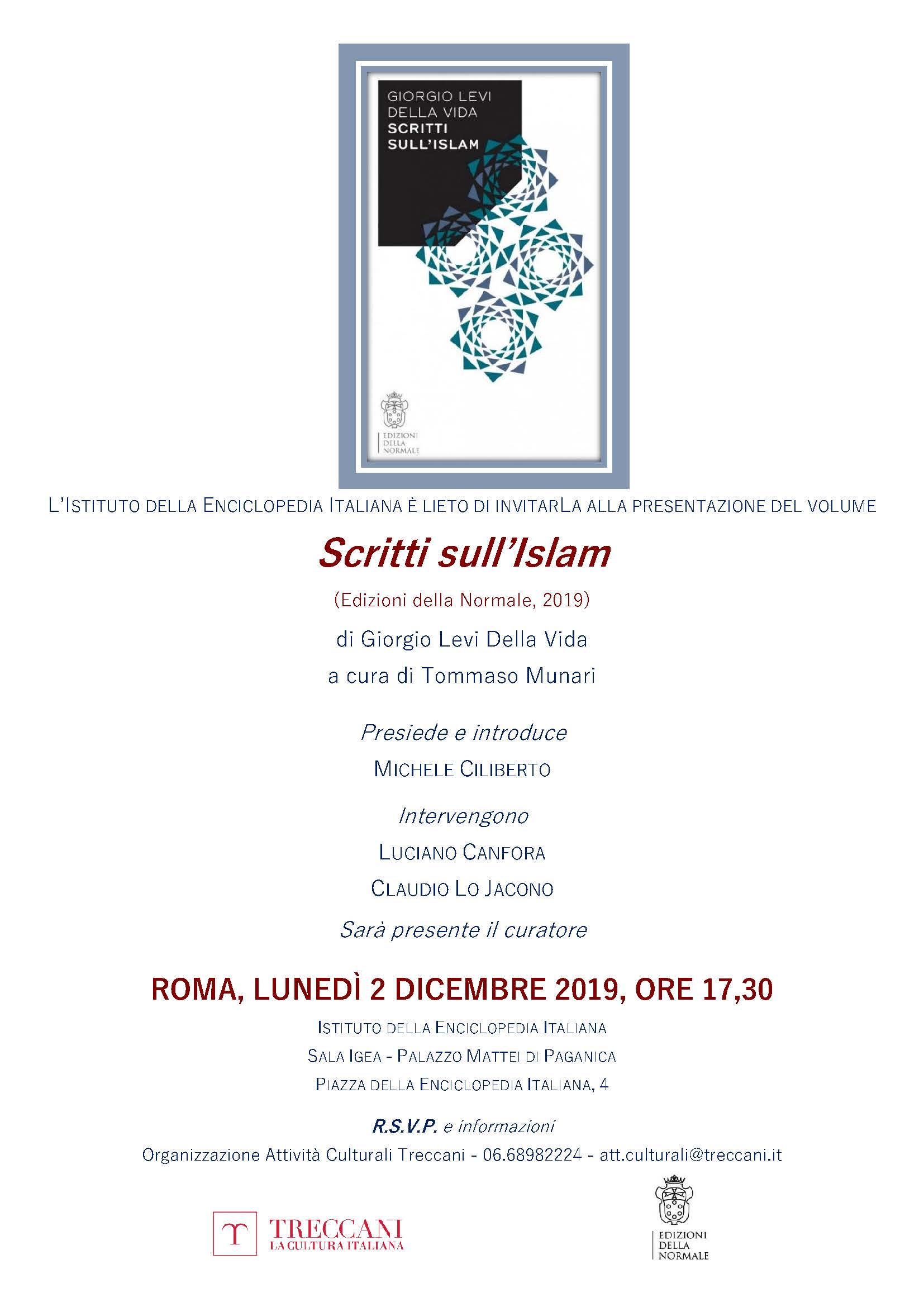 12 2019 2-12-19SCRITTI SULL’ISLAM