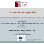 31 maggio_Un’altra Europa è possibile