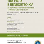 video Locandina A3 Tra Pio X e Benedetto XV